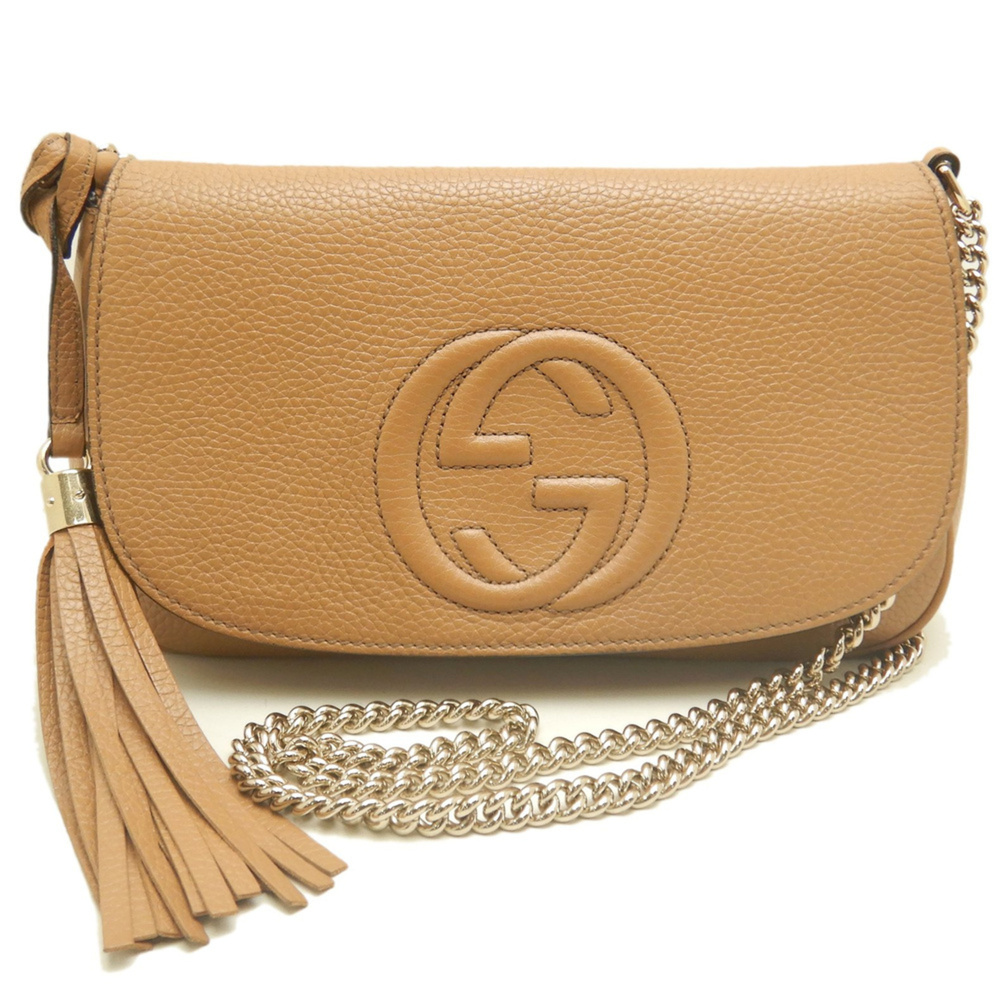GUCCI Authentic Brown Shoulder Bag